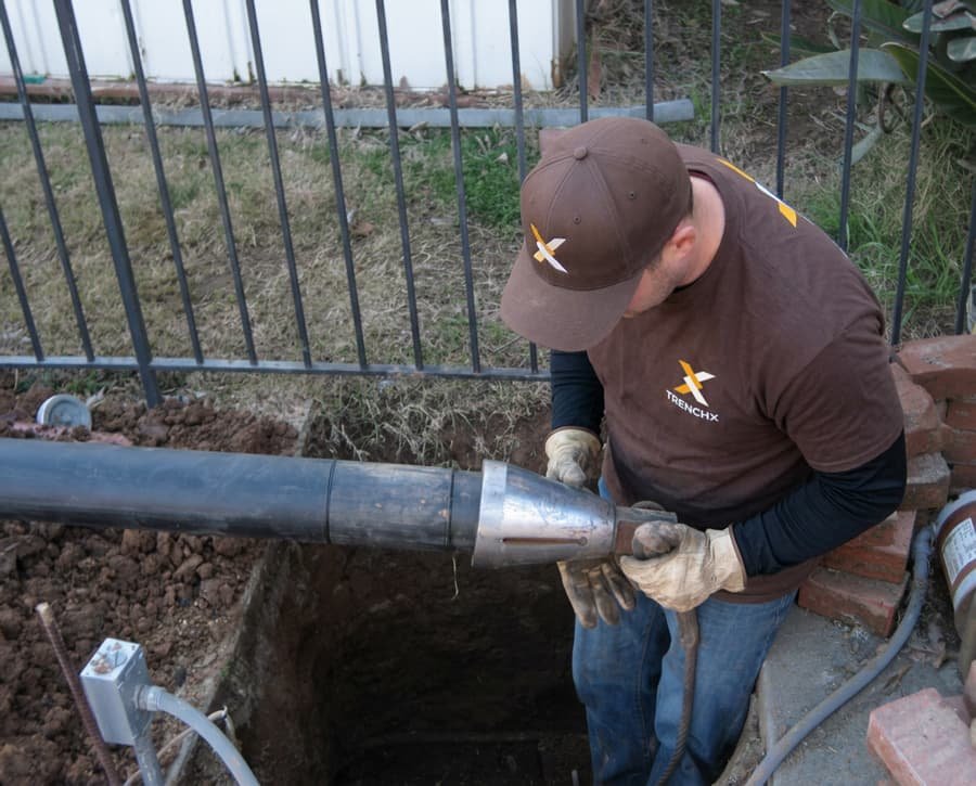 Pipe bursting equipment for trenchless underground pipe replacement